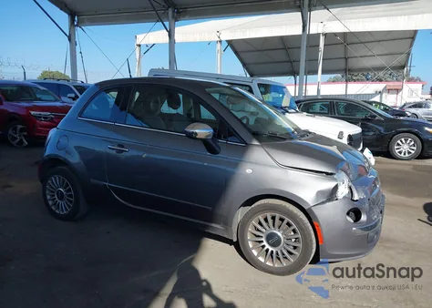 2012 Fiat 500 Lounge z USA, uszkodzony, nr VIN 3C3CFFCR7CT358409